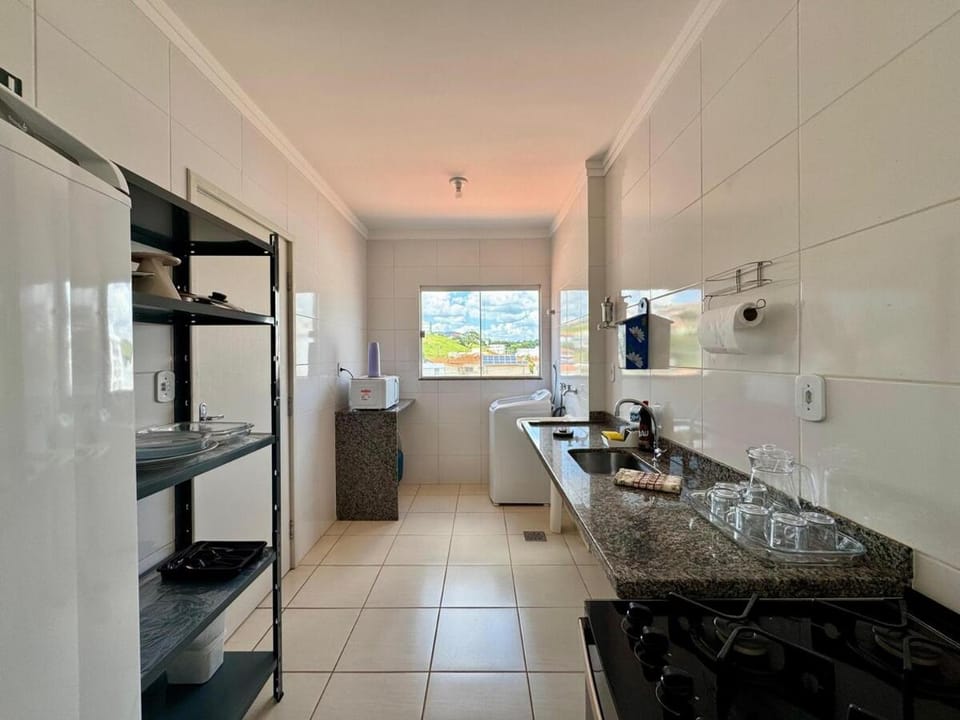 Apartamento de dois quartos com garagem coberta Apartment in State of São Paulo