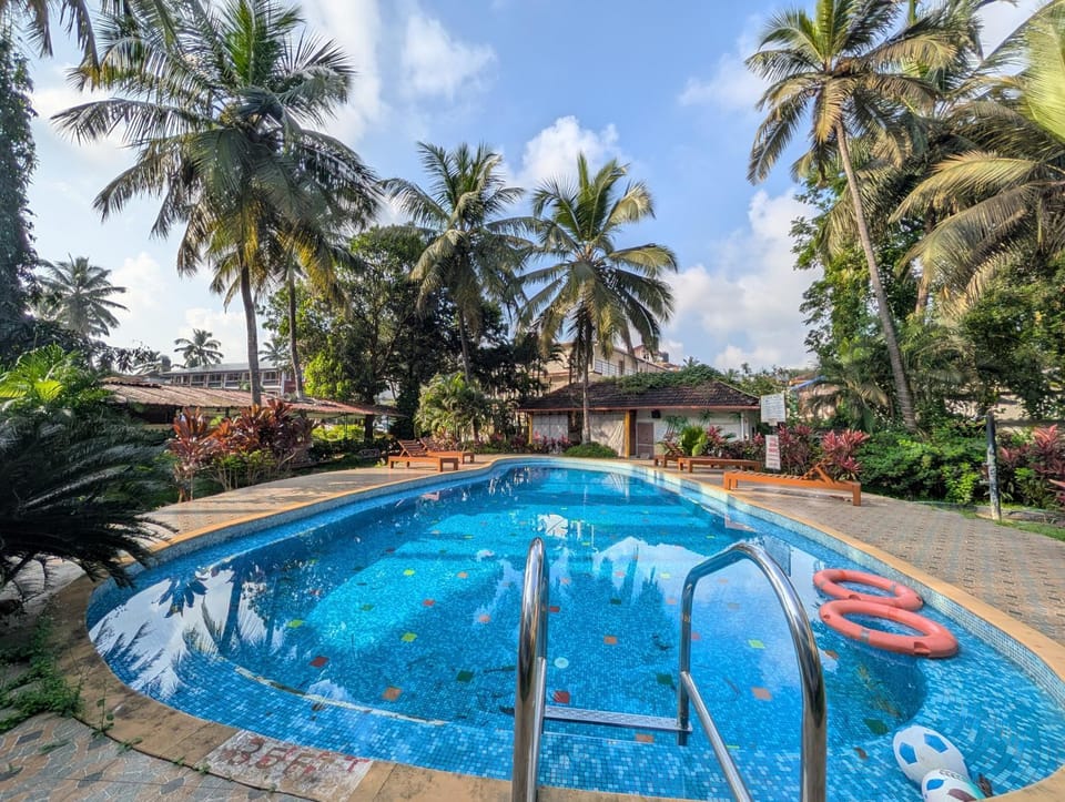 Pool view, Swimming pool, sunbed