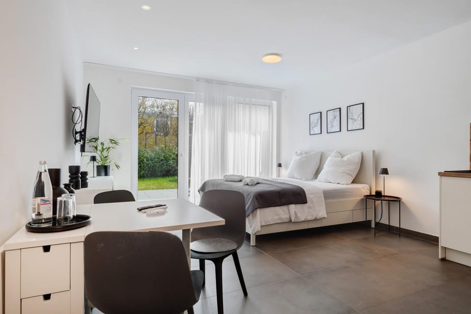 Property building, Living room, Bedroom