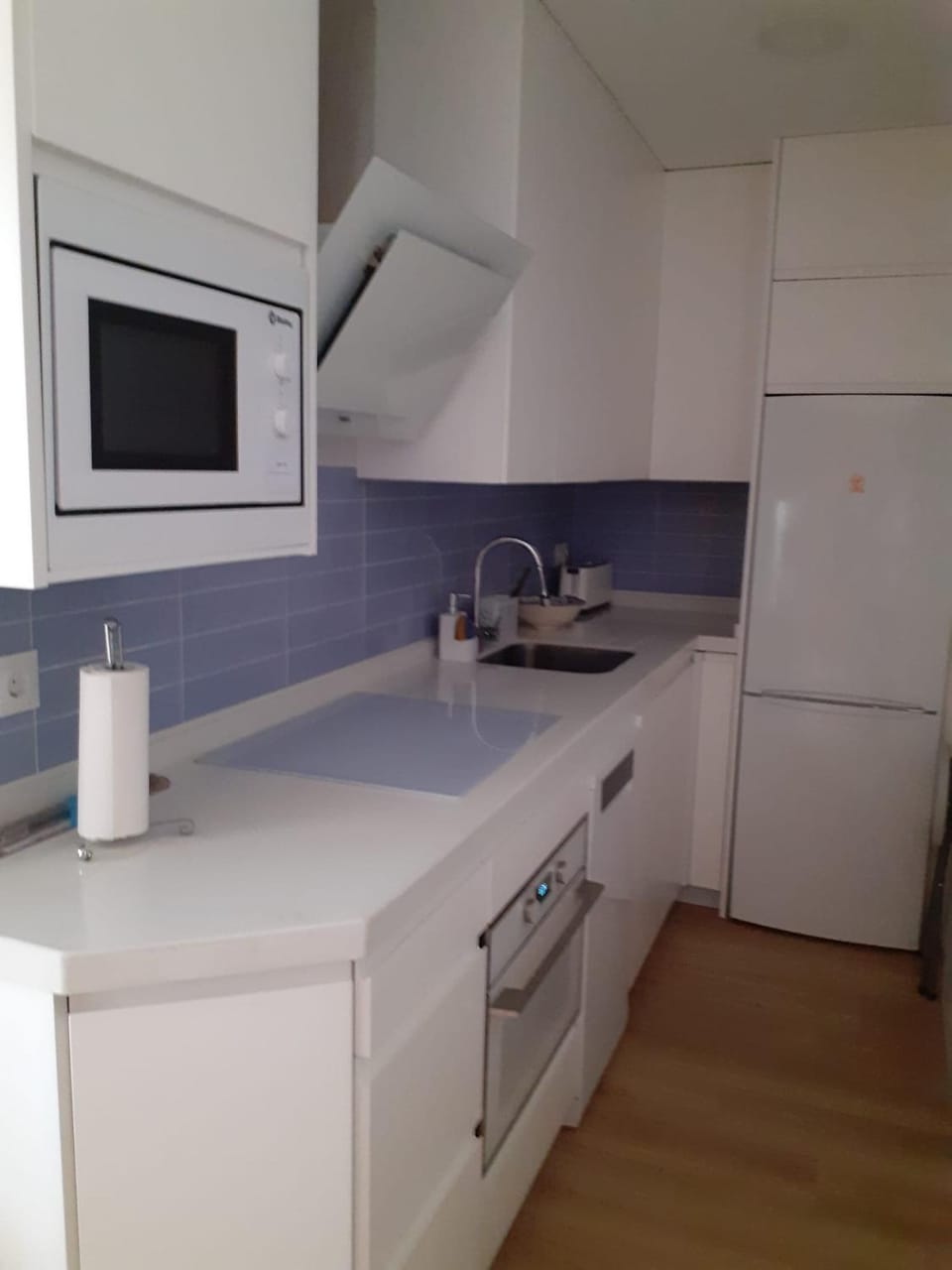 Kitchen or kitchenette, oven, stove