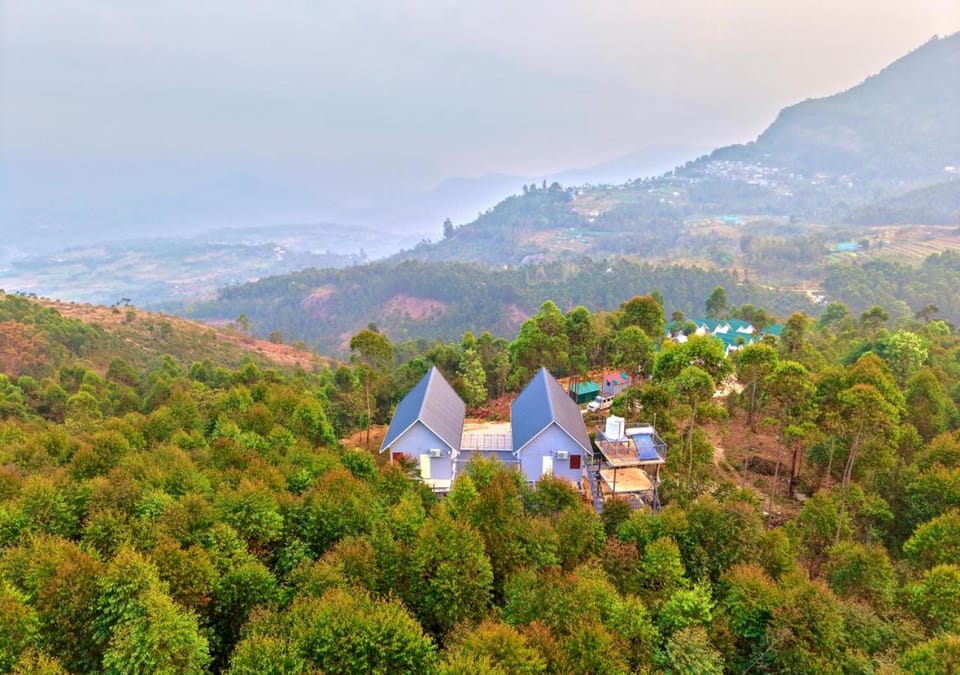 Nearby landmark, Day, Natural landscape, Bird's eye view, Mountain view