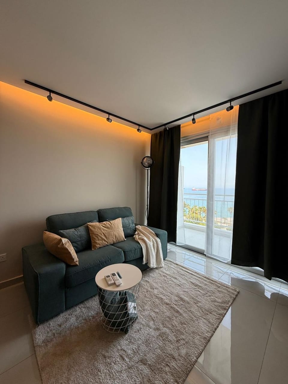 SEAFRONT 1BDR, Panoramic views, central Marina Apartment in Limassol City