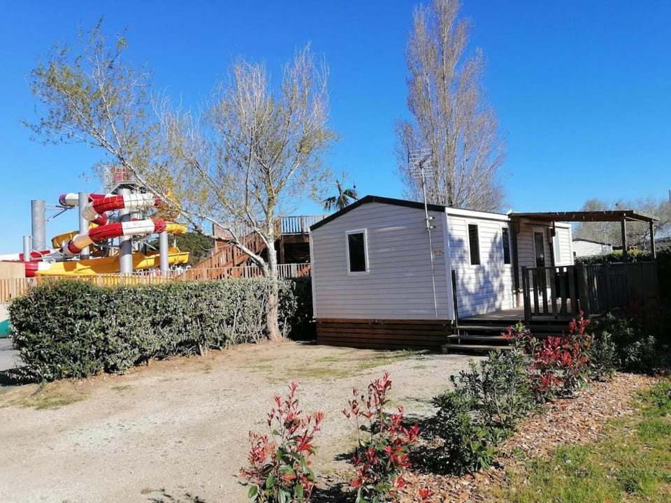Mobile home at Camping Les Dunes in Torreilles Apartment in Occitanie