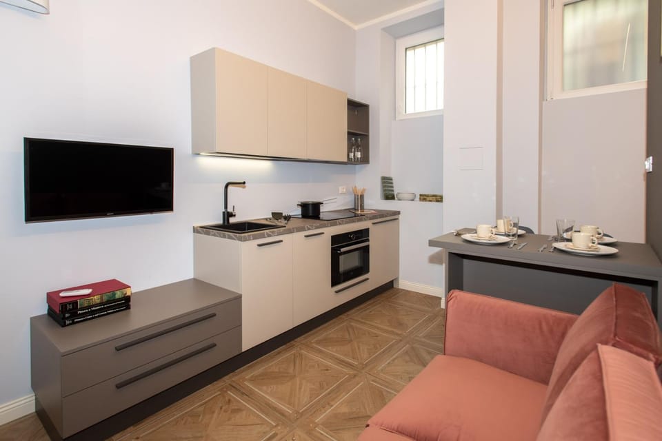Kitchen or kitchenette, Living room, Seating area, kitchen, kitchen