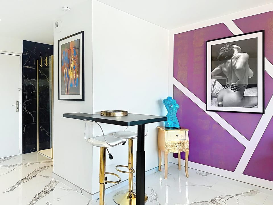 Studio luxe Le Venus doré 218 au village naturiste Port Venus Apartment in Agde