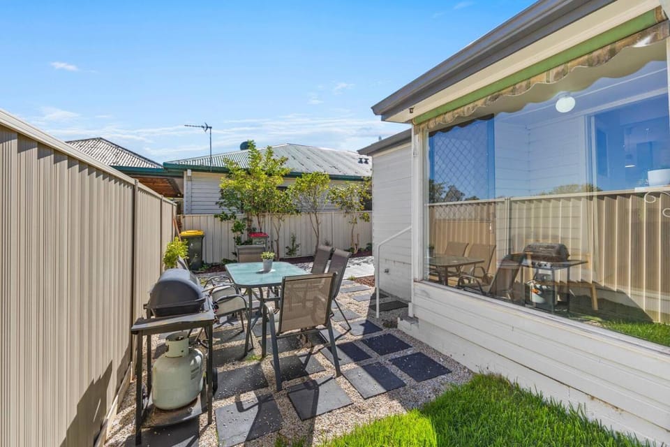 Property building, Patio, BBQ facilities, Garden