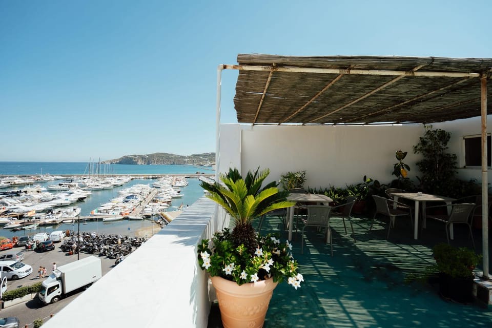 Property building, Patio, Day, Natural landscape, View (from property/room), Balcony/Terrace, Sea view