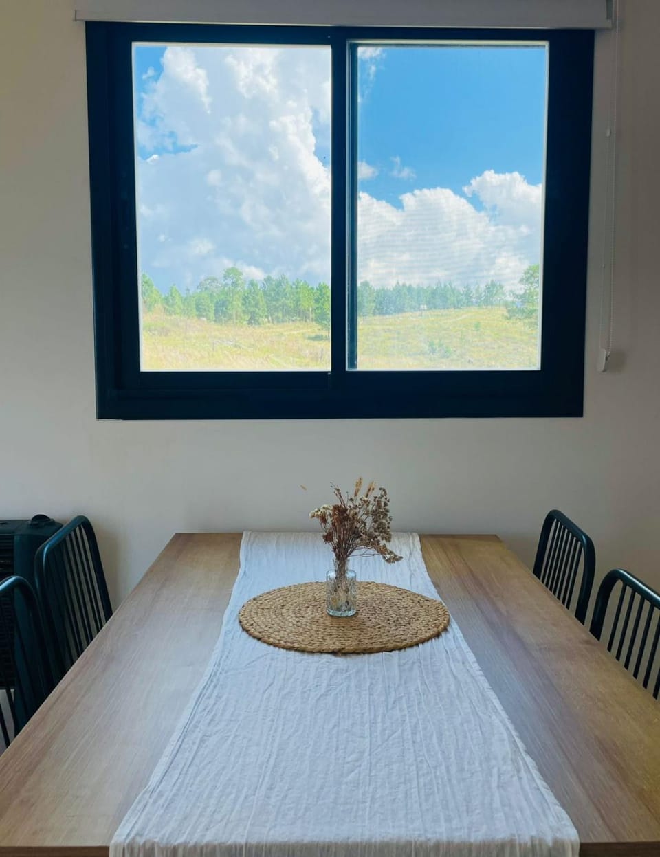 Photo of the whole room, Dining area