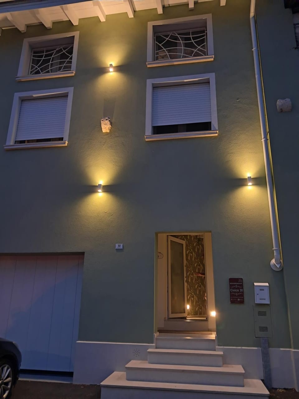 Property building, Night