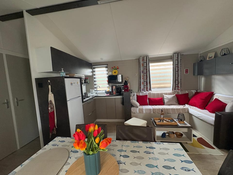 Kitchen or kitchenette, Seating area, stove