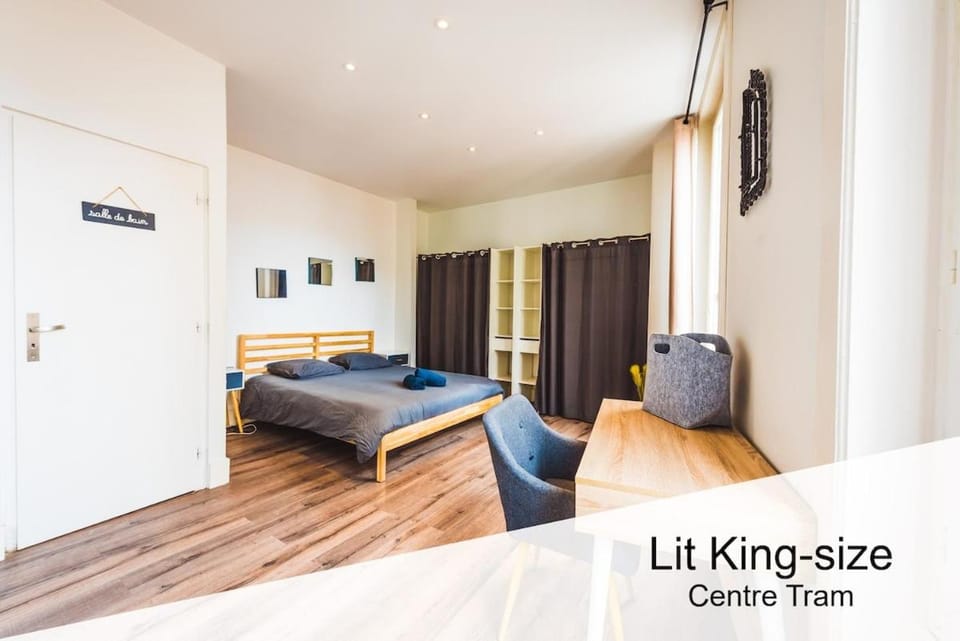 Large T2 Downtown Tram Apartment in Saint-Étienne
