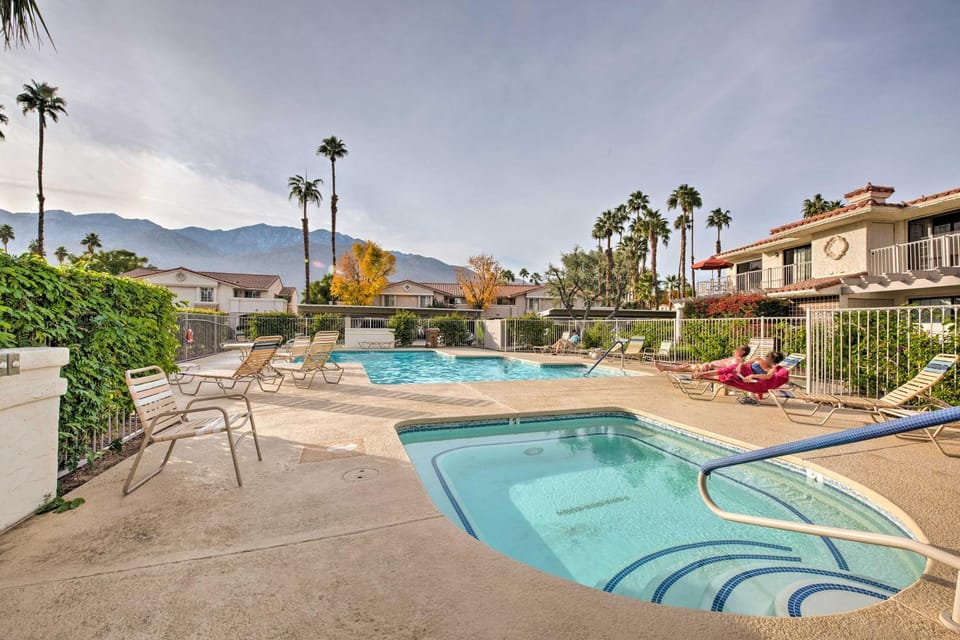 Patio & Pool Access! Mtn-View Palm Springs Escape House in Palm Springs