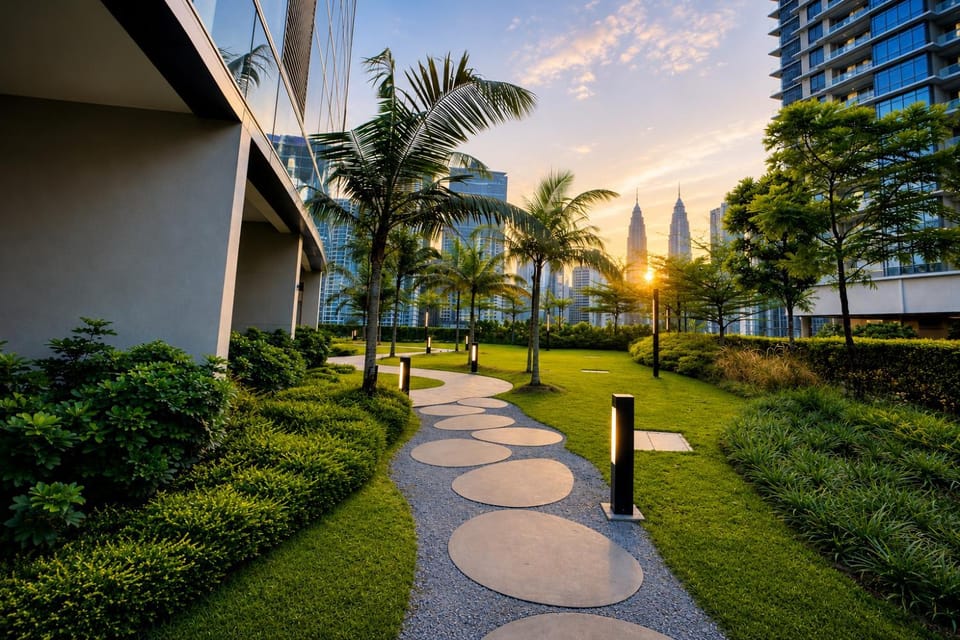 Property building, Spring, Day, Garden, Garden