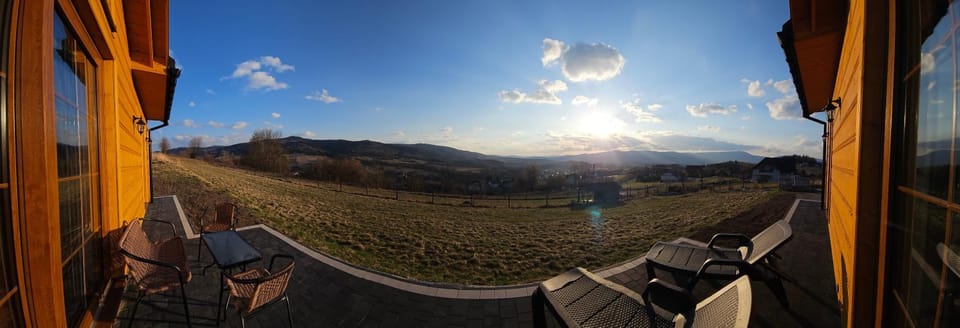 Day, Natural landscape, Mountain view, Sunset
