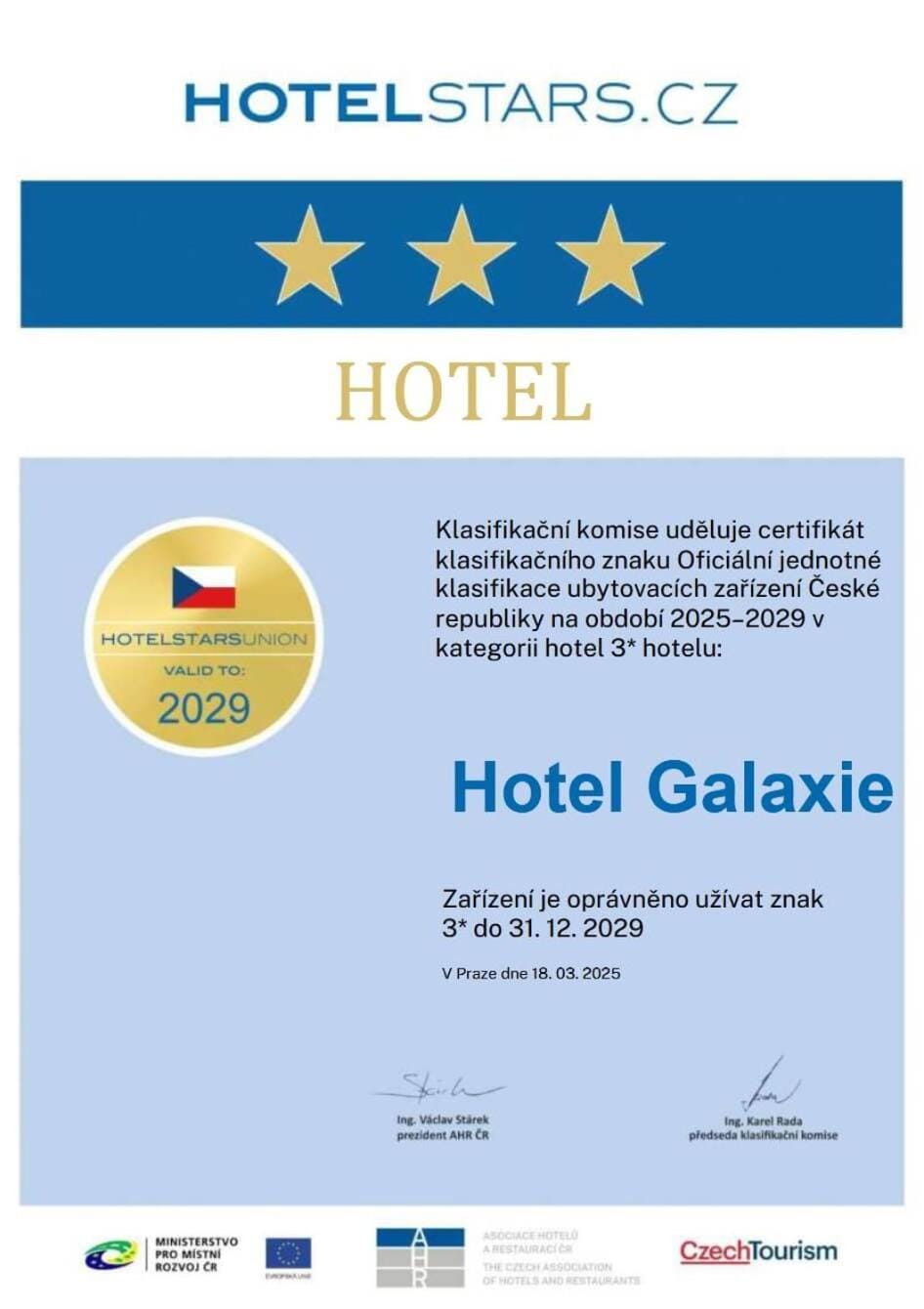 Hotel Galaxie Hotel in Czechia