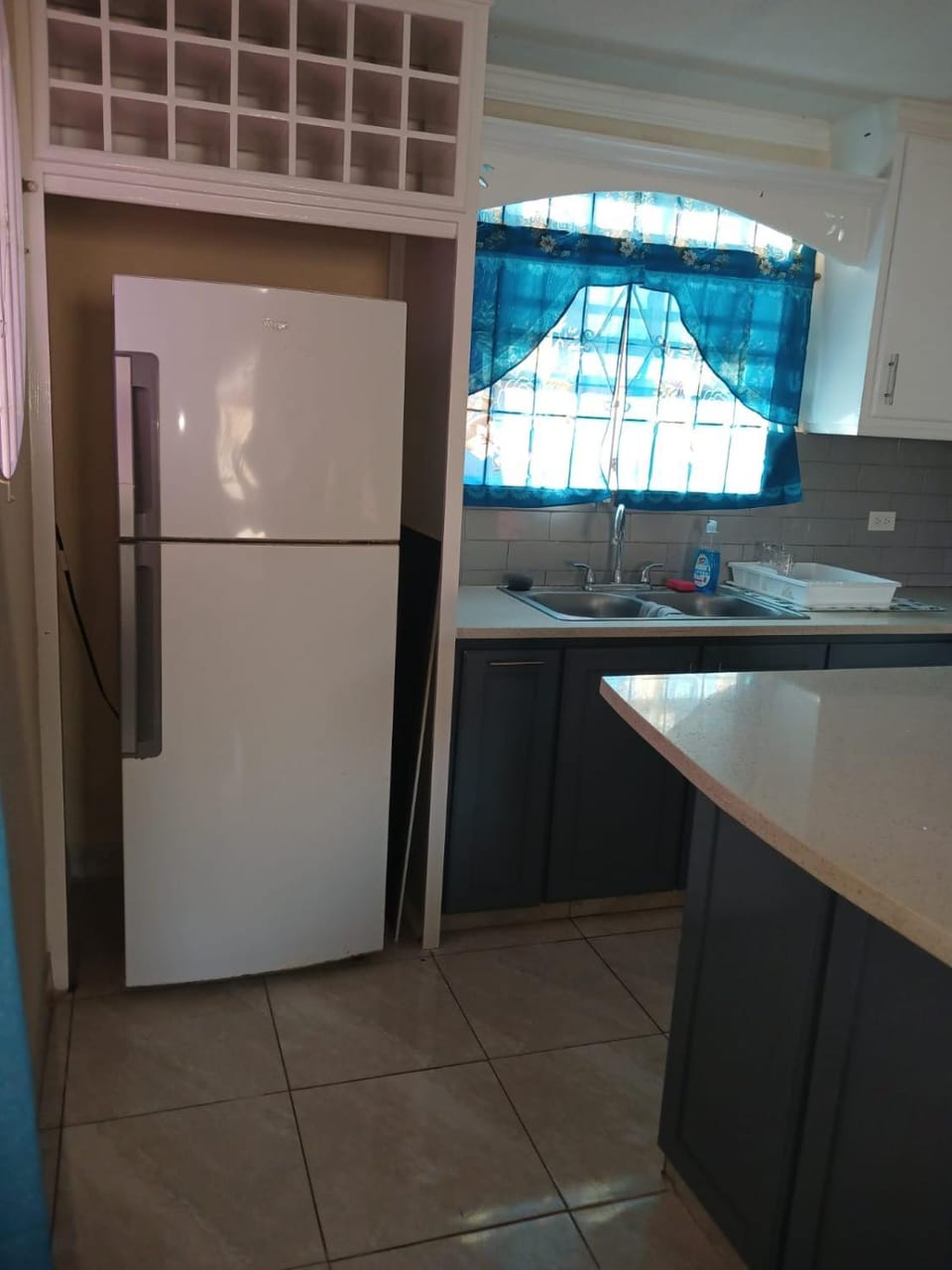 Kitchen or kitchenette, oven, stove