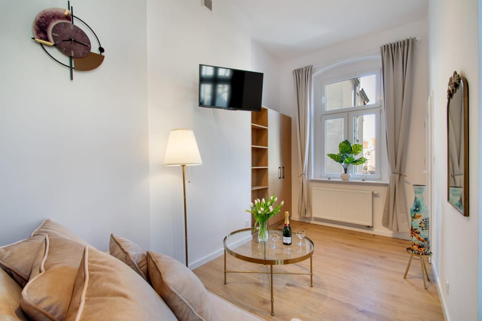 Vintage Antresola Studio MTP Sala Ziemi Stare Zoo Apartment in Poznan
