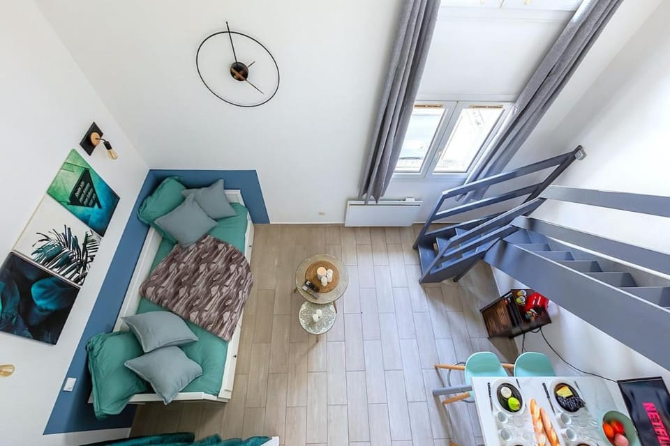 Duplex - 4 min Gare, 10 min Disneyland, Parking Apartment in Bussy-Saint-Georges