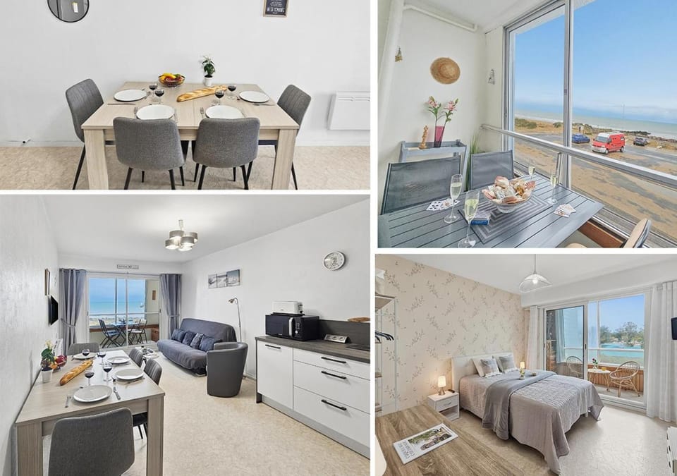 Property building, Seating area, Dining area, Bedroom, Sea view