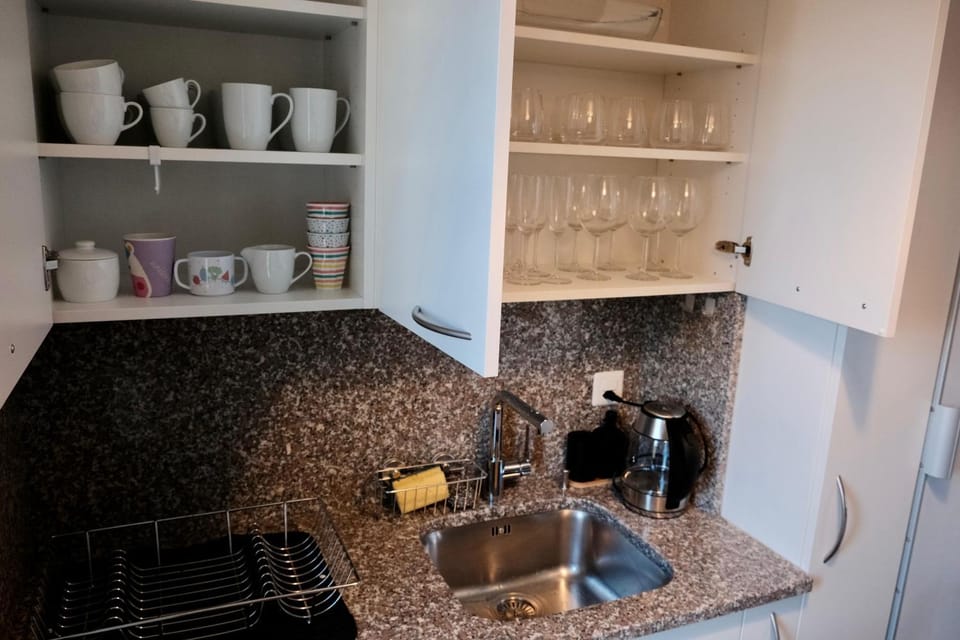 Coffee/tea facilities, Kitchen or kitchenette, stove