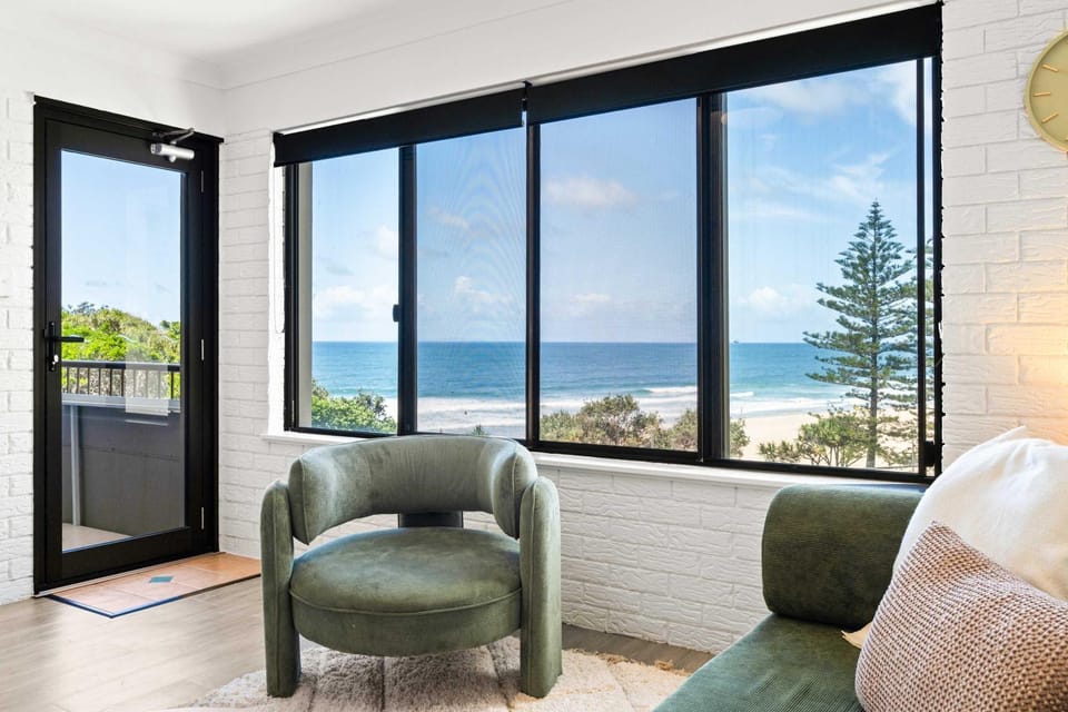 Living room, Seating area, Sea view