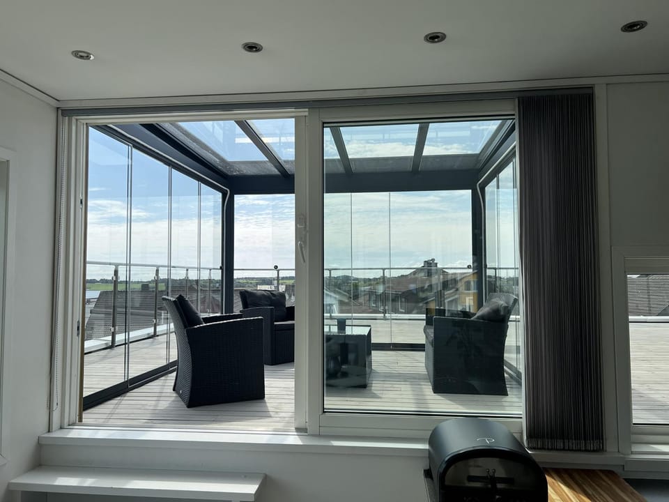 View (from property/room), Balcony/Terrace, Seating area