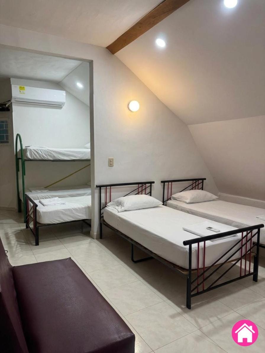 Bed, bunk bed, air conditioner