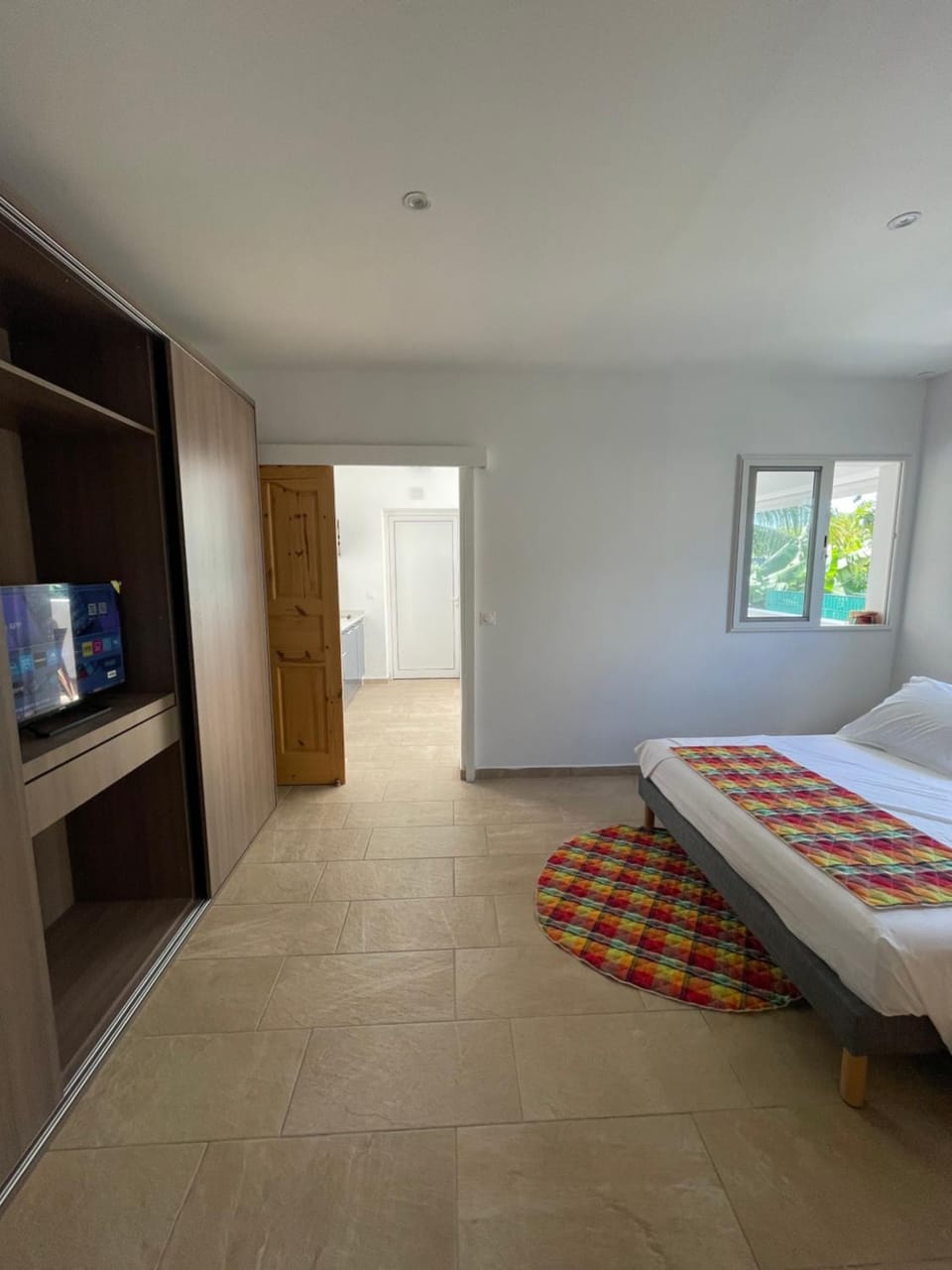 Bed, Photo of the whole room, Bedroom, wardrobe