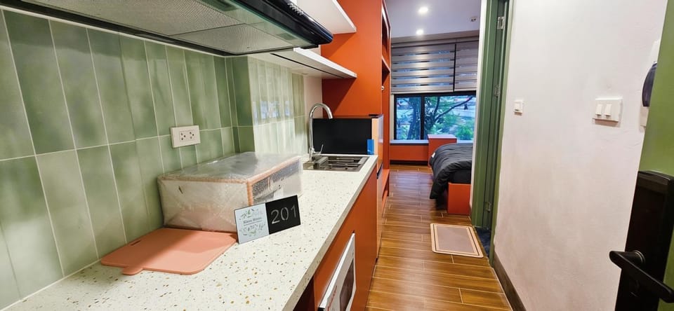 Kitchen or kitchenette, kitchen