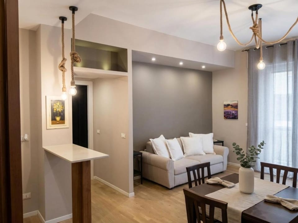 Living room, Seating area, Dining area