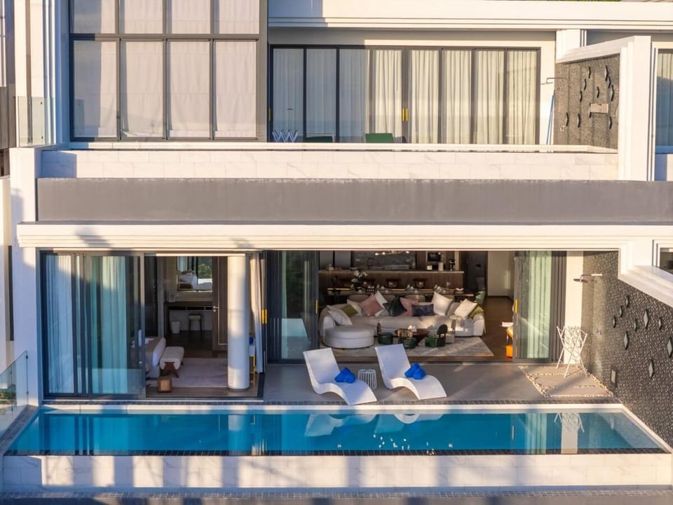 The Exclusive Sky D2U3 豪华4卧室海景别墅 私人12m无边海景泳池 丰富早餐 每日清洁 Villa in Kamala