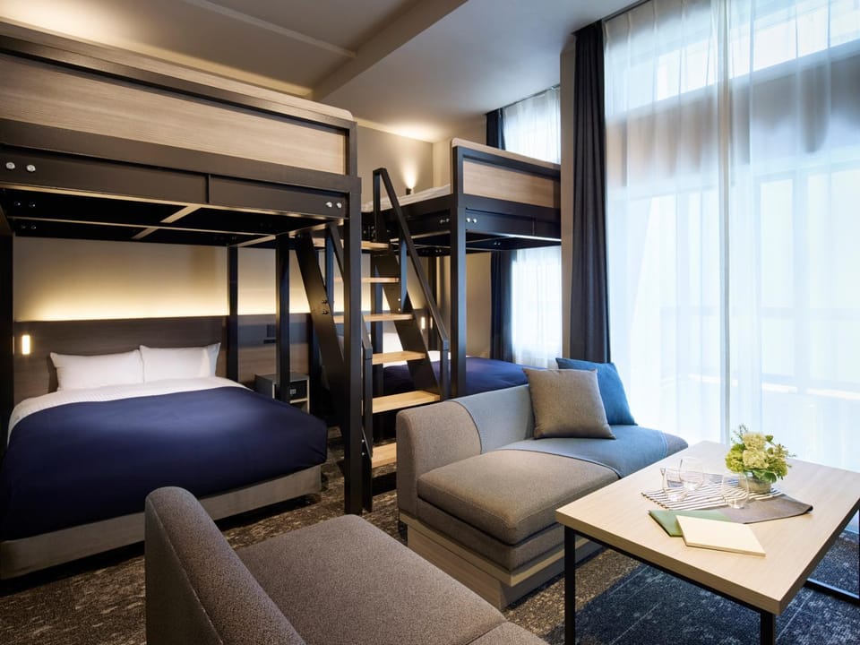 Bed, Living room, Photo of the whole room, Seating area, Bedroom, bunk bed