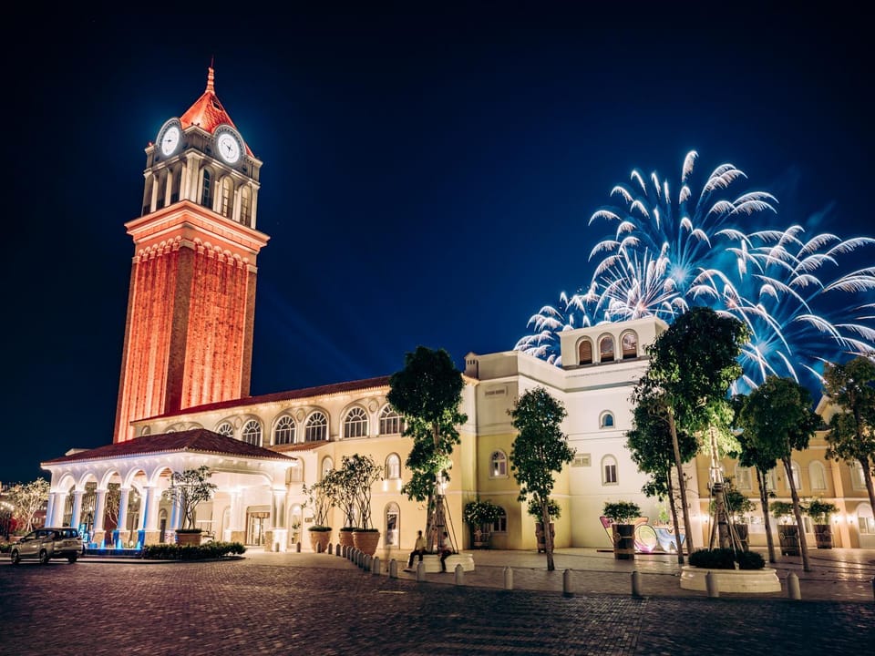 Property building, Nearby landmark, Night, City view, Location