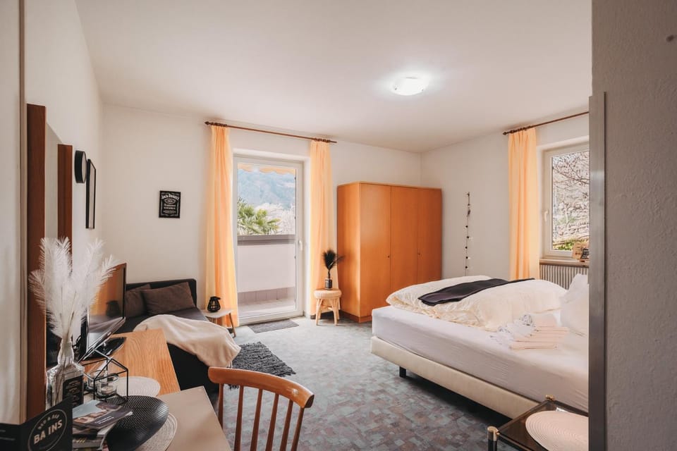 Property building, Living room, Bedroom
