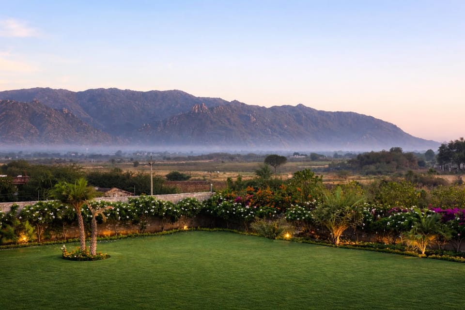Natural landscape, Garden, Garden view, Mountain view