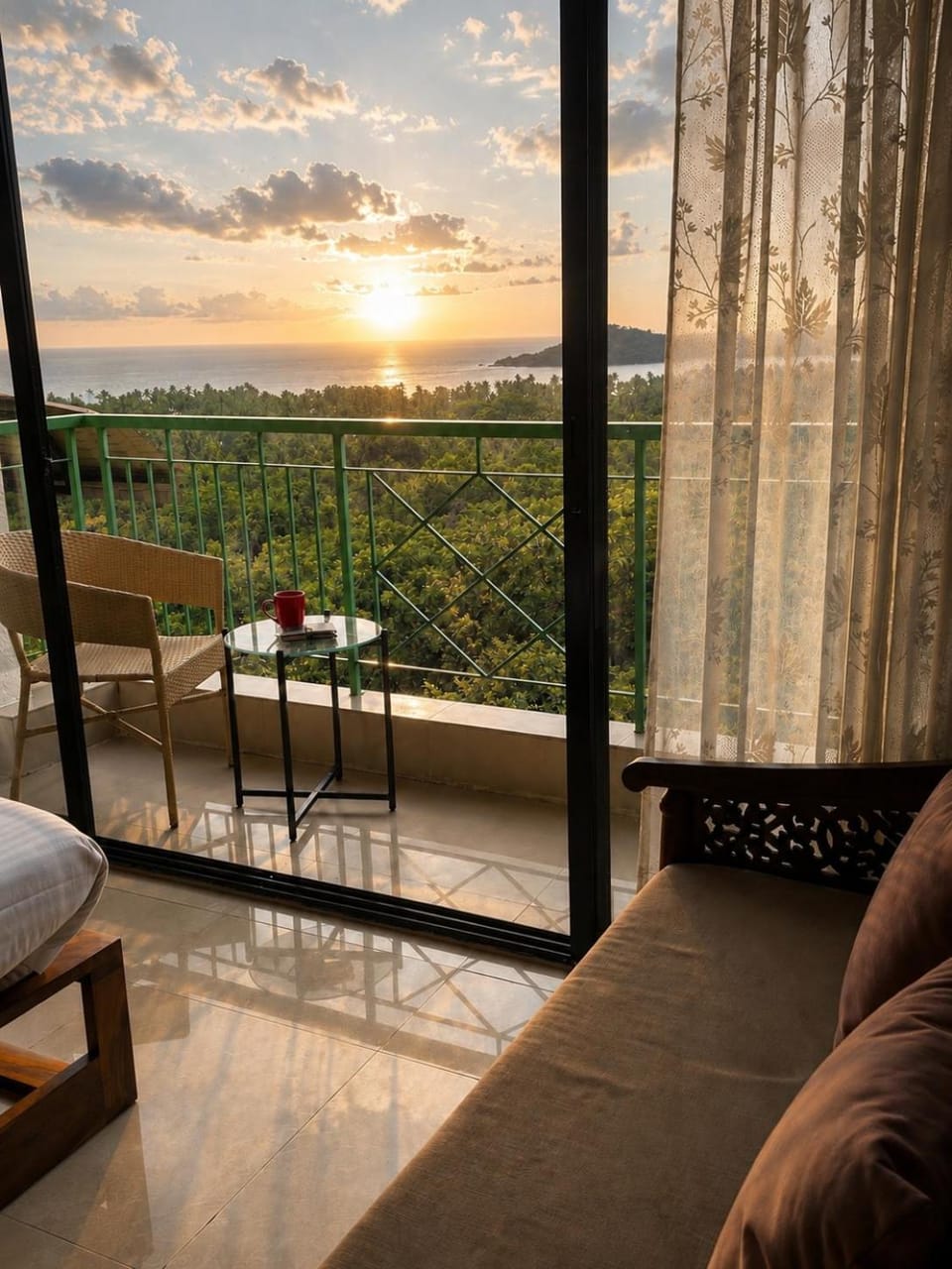 View (from property/room), Balcony/Terrace, Sea view