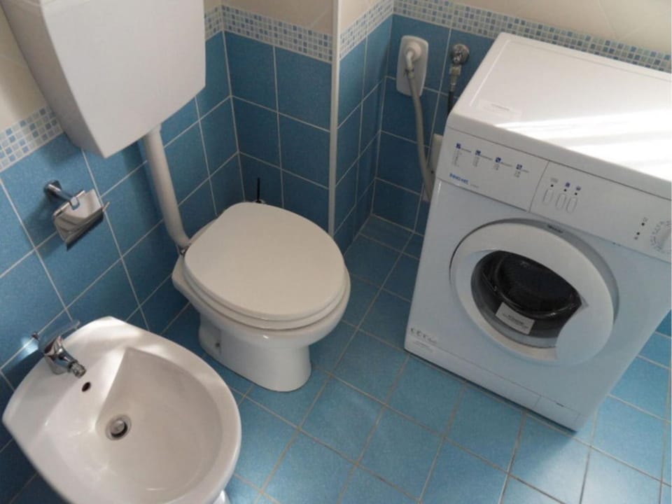 Toilet, Bathroom, washing machine