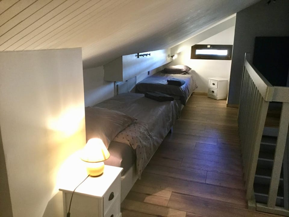 Property building, Living room, Bedroom