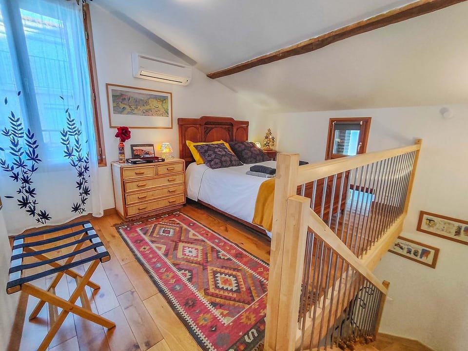 Property building, Living room, Bedroom