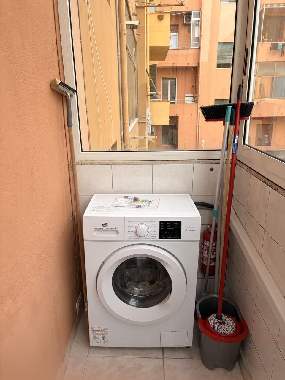Property building, washing machine