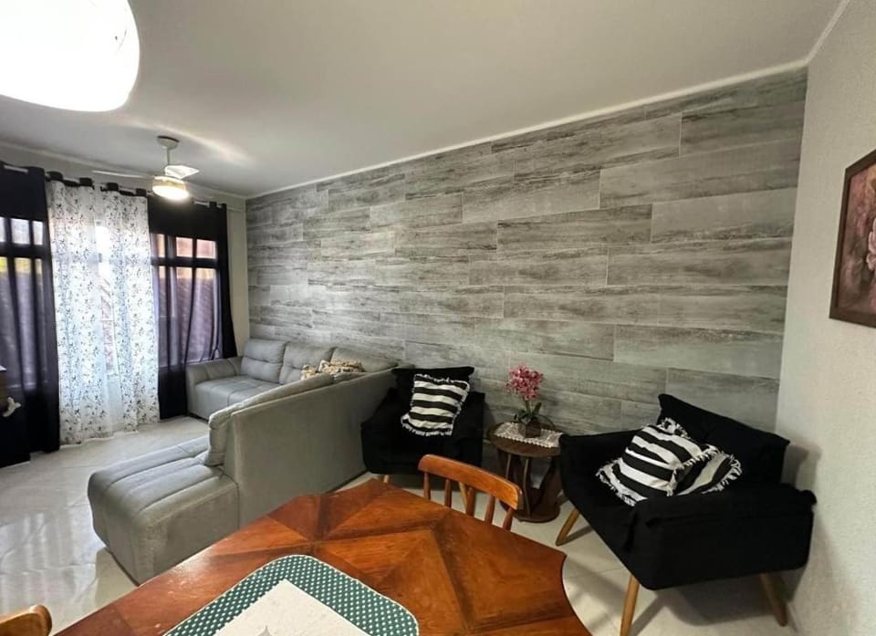 Apto aconchegante um quarteirão da praia Apartment in State of São Paulo