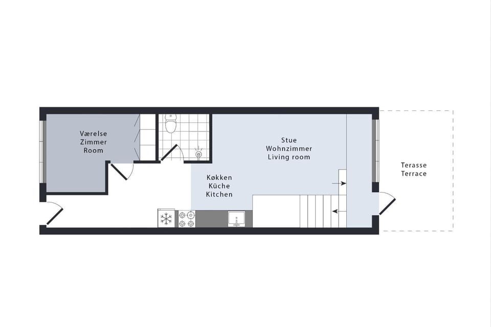 Unique, newly renovated home on Strandvejen close to the sea House in Brovst