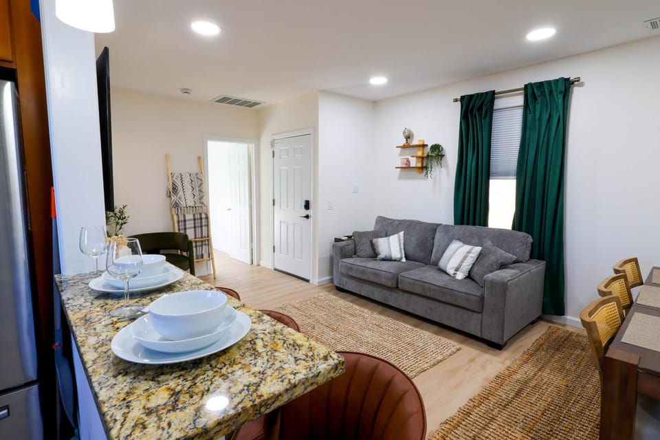 Living room, Seating area, Dining area