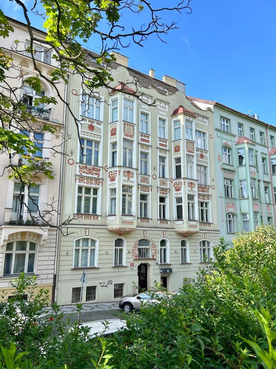 Spacious 2BR in Historical Vinohrady Apartment in Prague
