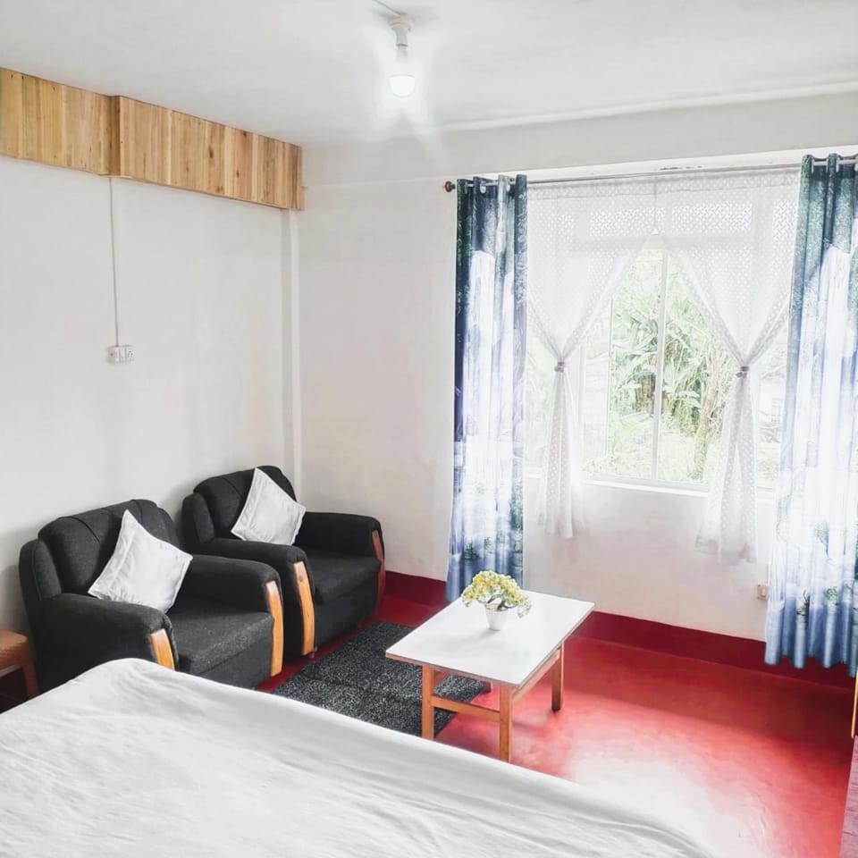 Bed, Living room, Photo of the whole room, Seating area, Bedroom