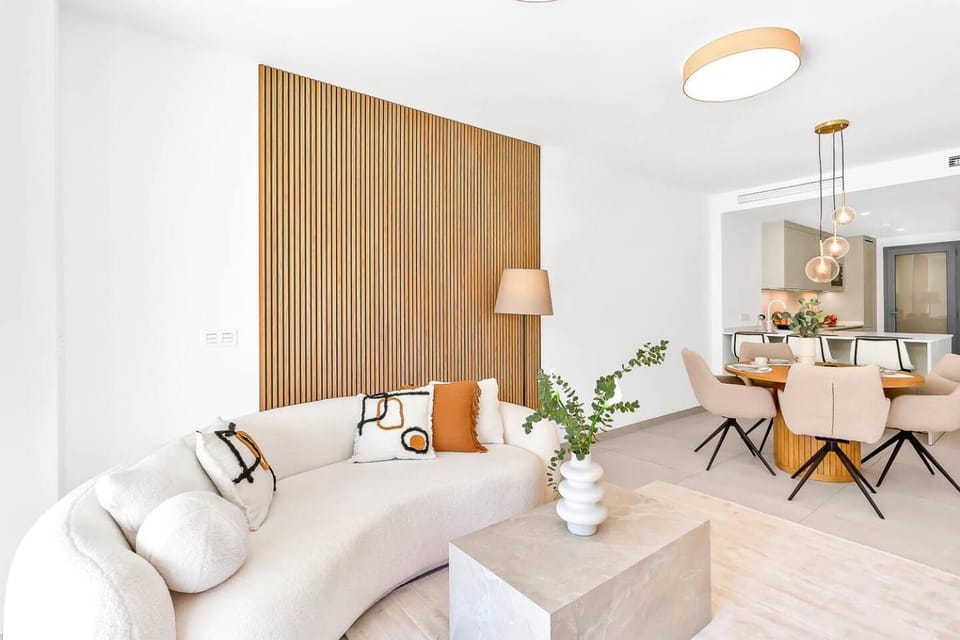 Living room, Seating area, Dining area