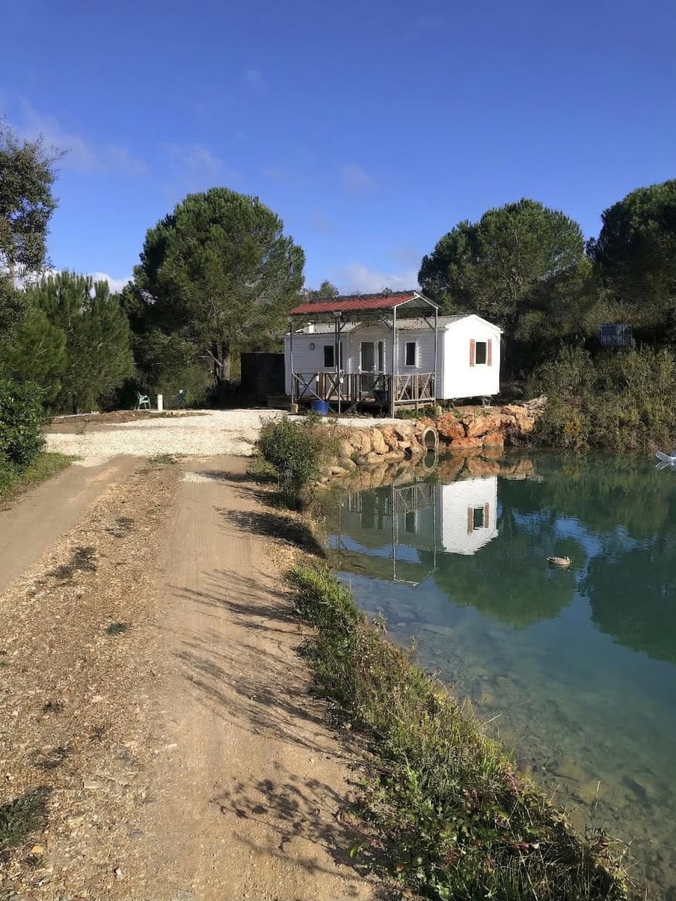 Property building, Day, Natural landscape, Lake view