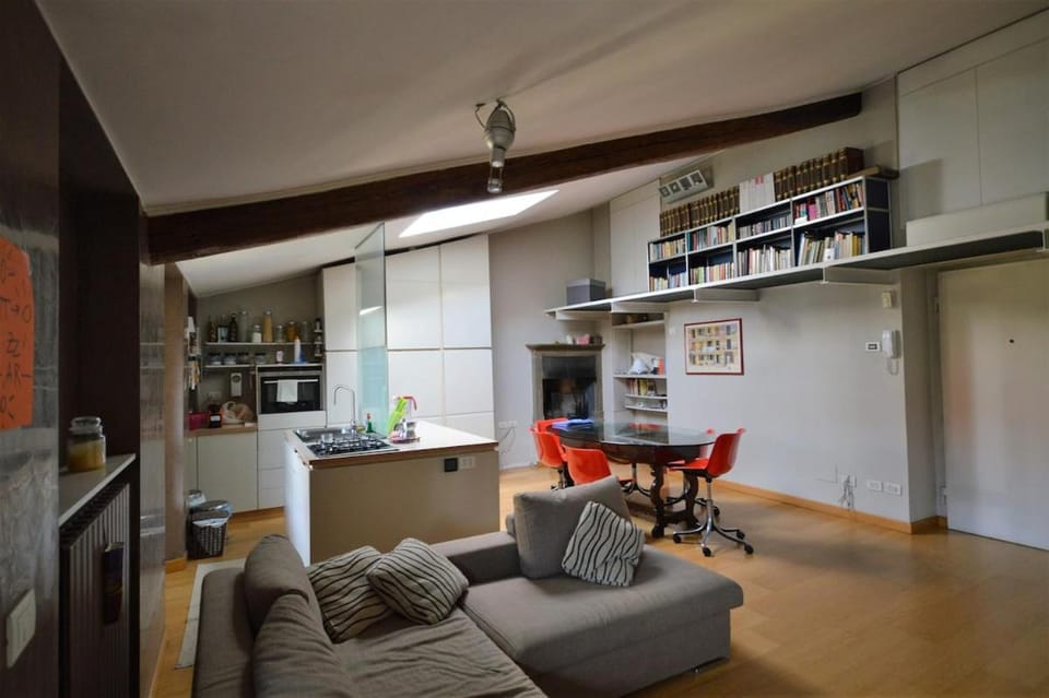 Luminous designed rooftop in City Life district Apartment in Milan