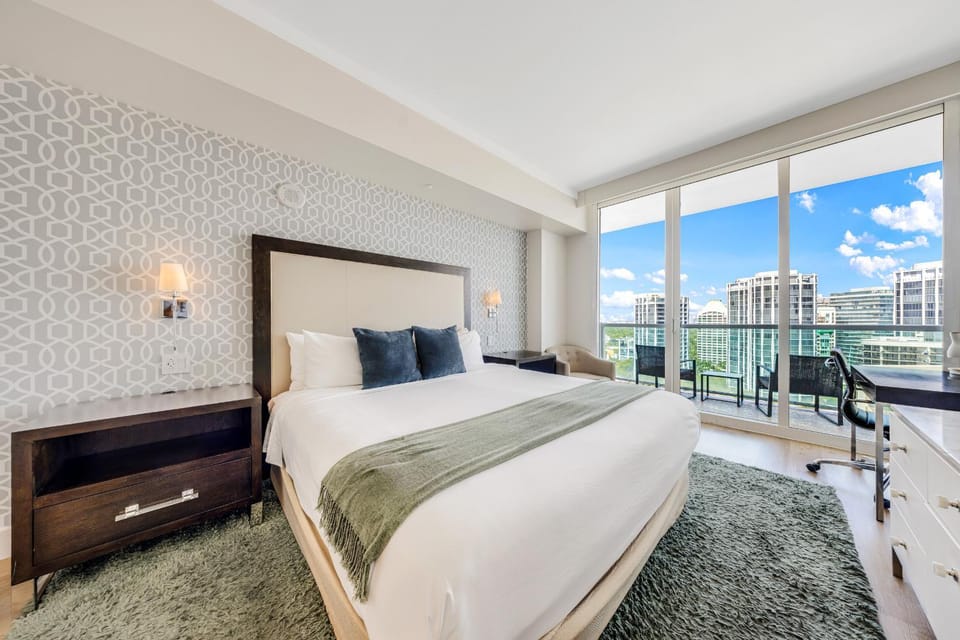Bed, Balcony/Terrace, Bedroom, Sea view