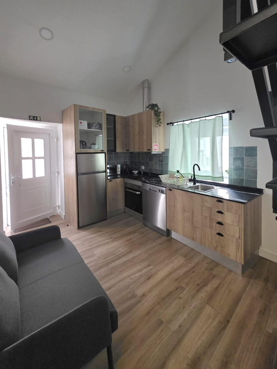 Kitchen or kitchenette, Living room